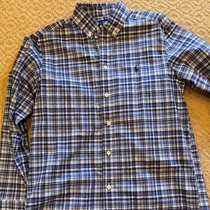 Boys Polo Ralph Lauren Button Down Shirt SZ Large